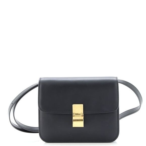 Celine Classic Box Bag Smooth Leather Teen Black - Picture 1 of 7